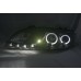 Mazda 6 02-07 Black Projector Headlamp w Ring & LED